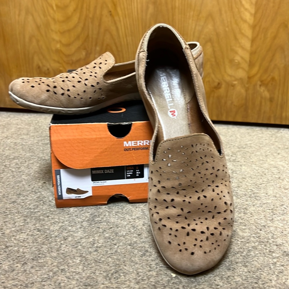 Merrell Mimix Daze size 8 Brown Sugar Cassonade slip ons